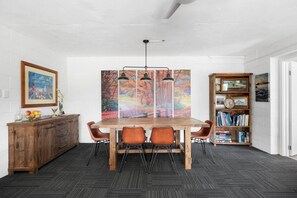 Private dining area