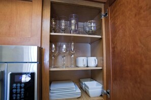 Dishes and glassware