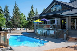 Swimming Pool open in the summer months