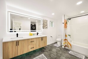 Brand new full bathroom
