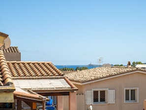 Meer, Küste, Strand, Ozean, Schatten, Balkon, Planke, Gartenmöbel