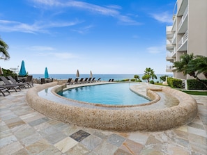 Second Pool- lots of space to lounge in the sun!