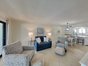 Living Room with Gulf Views