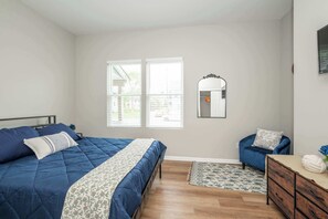 Sleep soundly on comfy bedding in each room 