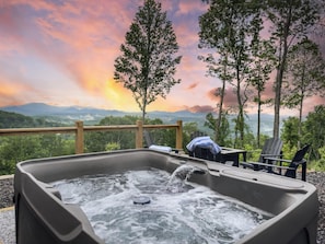 Soaking with nature!