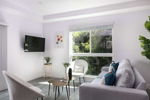 "Elegant living space for your downtime."