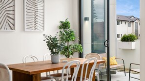 Dining Area and Side Balcony