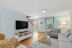Enjoy a movie with the family on the 55 smart tv
