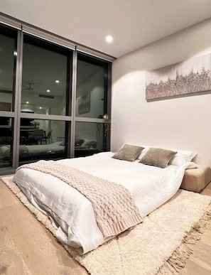 Tatami inspired Queen bed or two single beds