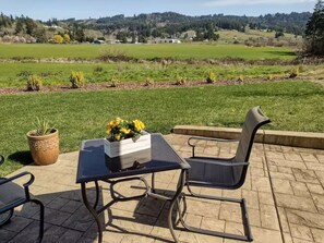 Enjoy morning coffee during morning sunrises.