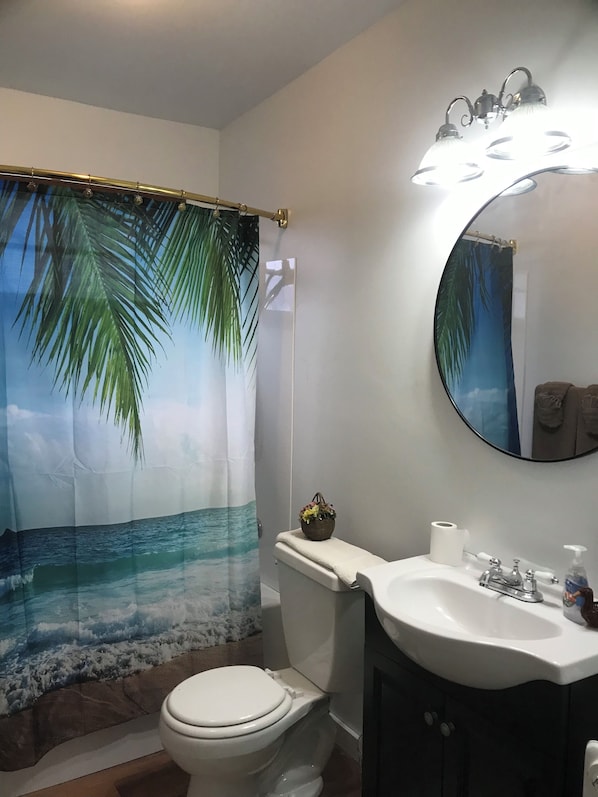 Shower/ tub -Full bathroom