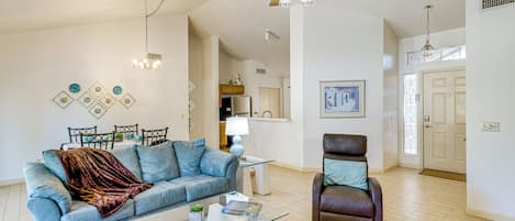 Chandler Vacation Rental | 3BR | 2BA | 1 Small Step to Enter | 1,300 Sq Ft