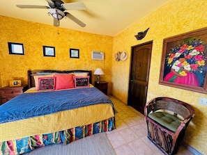 First Floor King Bedroom with Ensuite Bathroom and Private Patio. (2)