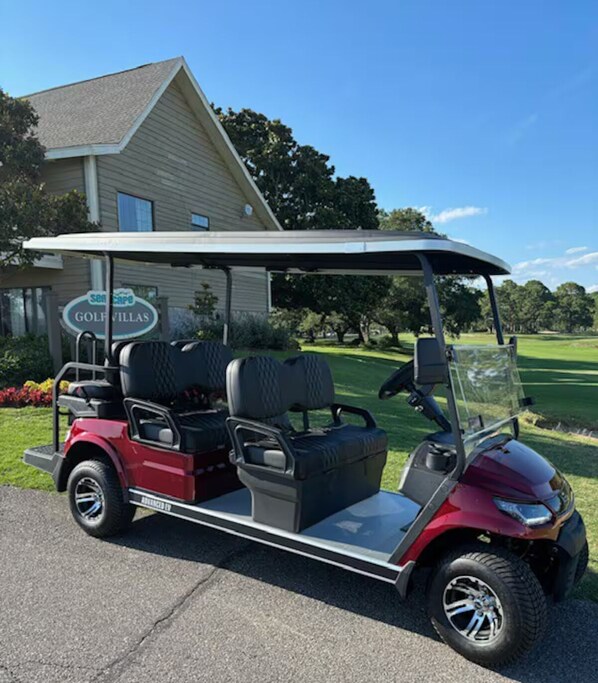 6-Seater Golf Cart Included*