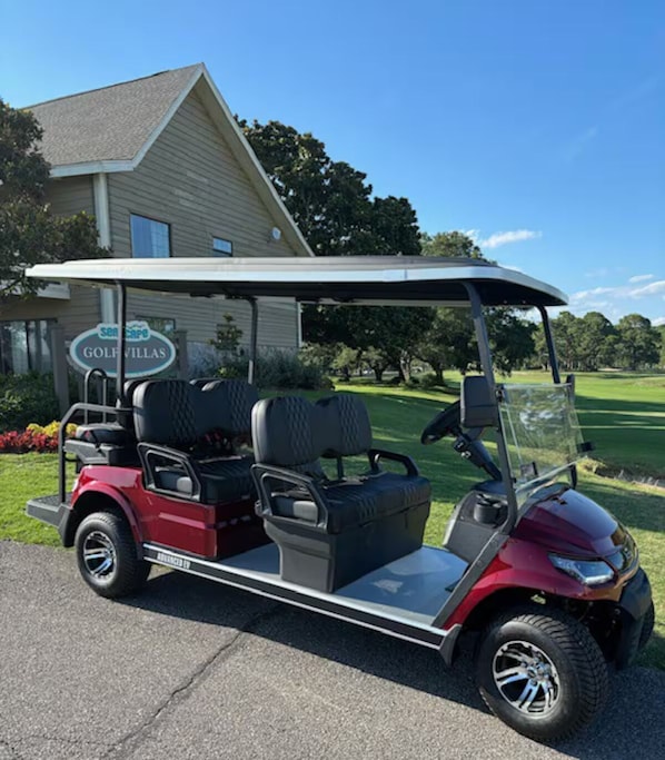 6-Seater Golf Cart Included*