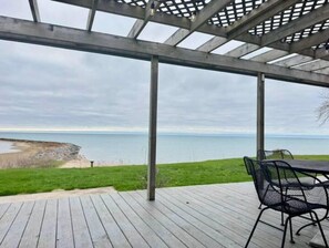 Stormy day on the deck
