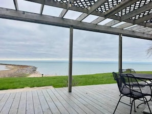 Stormy day on the deck