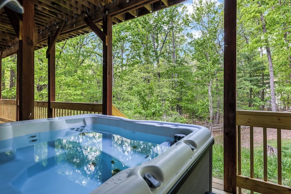 Bain à remous extérieur