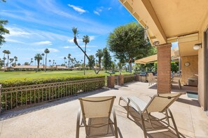 Gold Course Views From Your Private Enclosed Patio