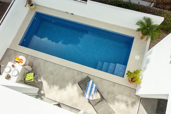Schwimmbad des Ferienhauses