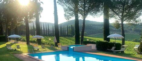 Autumn, Building Exterior, Pool, Spring, Summer