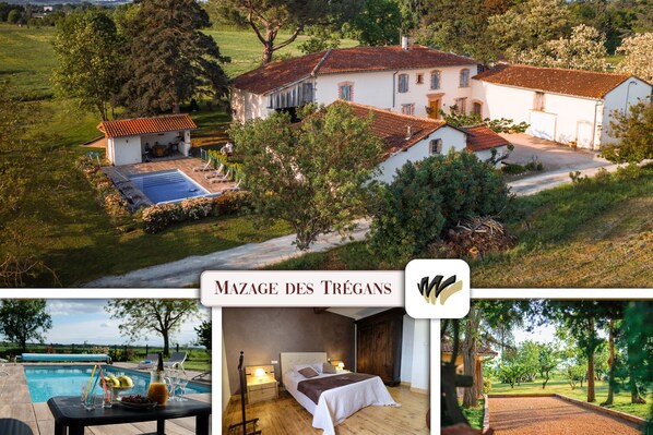 Vacances au Mazage des Trégans - Piscine chauffée