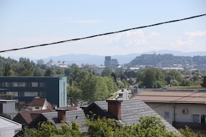 Stadsutsikt från boendet