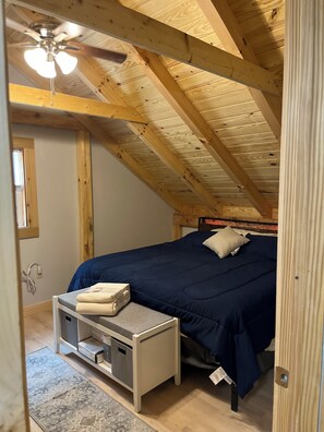 Master bedroom TT #3 with king size bed.