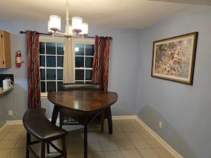 Dining Room Table with Bench Style Seating