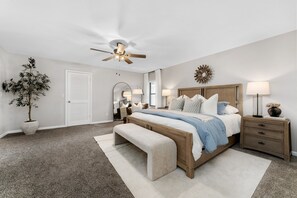 Home Decor, Appliance, Ceiling Fan, Indoors, Bed