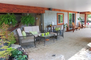 Covered Patio off Lower Level
