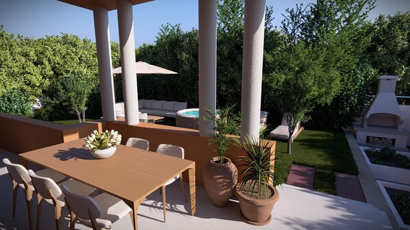 Outdoor dining