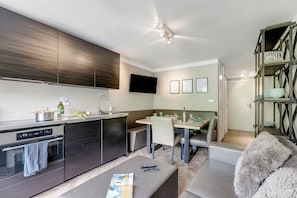 Kitchen and dining area