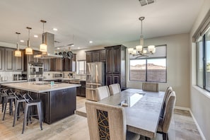 Dining Area/Kitchen | Open Floor Plan | Cooking Basics