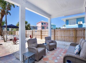 Comfy outdoor seating options