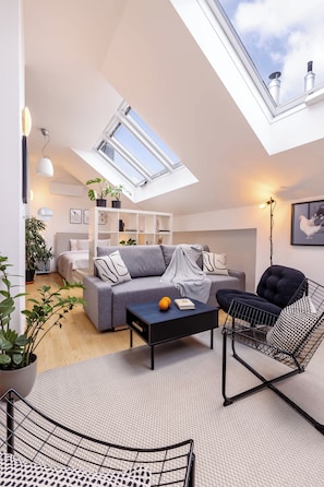 Upper part of the apartment with 2 bedrooms