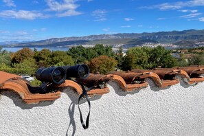 Blick von der Unterkunft