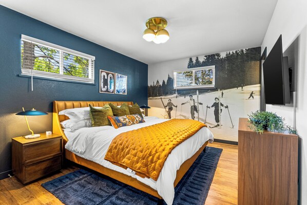 Stylish Primary Bedroom with King Bed