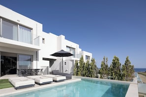 Soak in seaside serenity from your private 20m² heated pool.