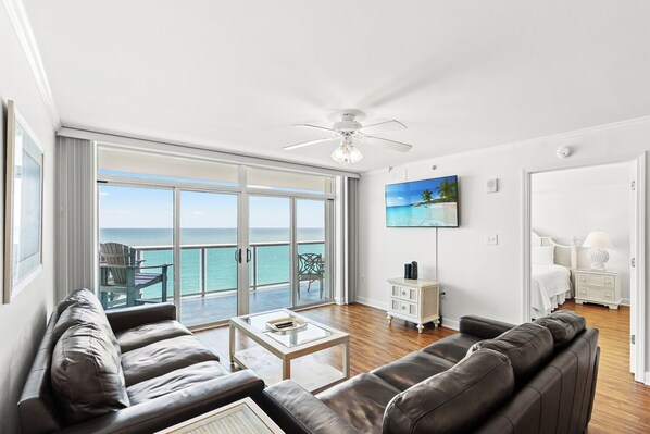 Oceanfront living room 