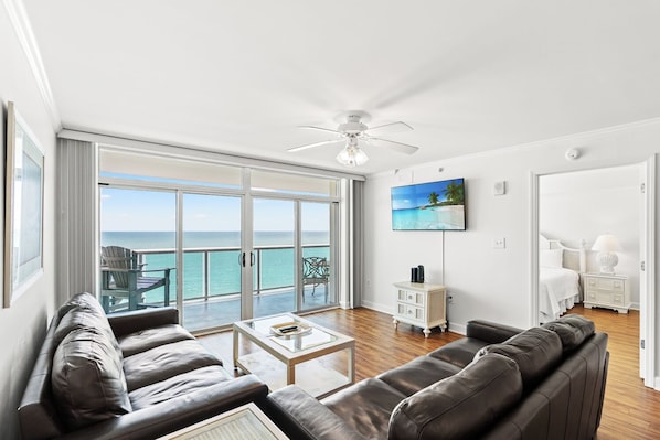 Oceanfront living room