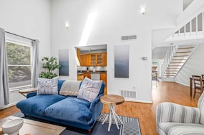 A cozy corner for quiet moments and conversations.