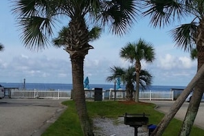Charcoal and gas grills at Capri by the Gulf