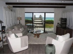Living Room with a view of the Gulf