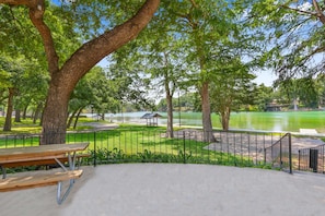 Lounge the day away or dine alfresco with water views