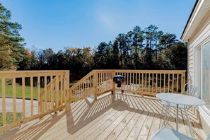 Patio with seating for relaxation..