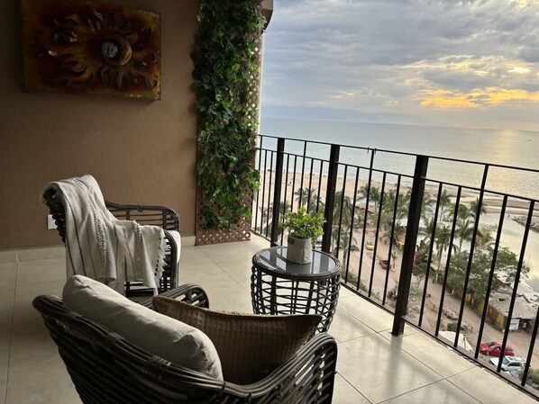 Enjoy the most amazing PV sunsets right from one of your private balconies! View to the ocean, mountains and river.