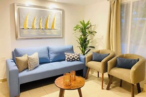A comfortable and inviting sitting area