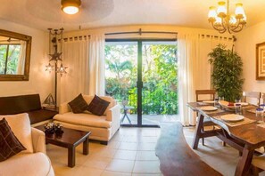 Decorated with rustic charm