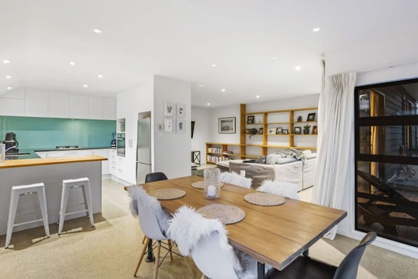 Executive style, open plan living